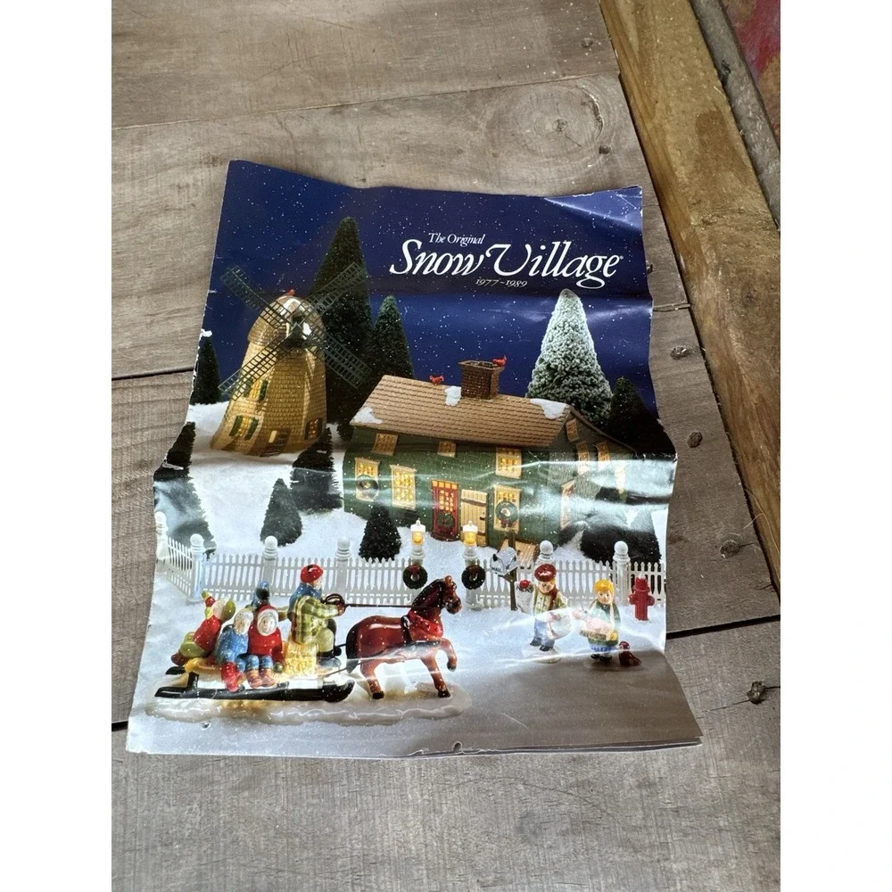 Vintage Seymour Mann porcelain village house light‎ up Christmas Village Decor